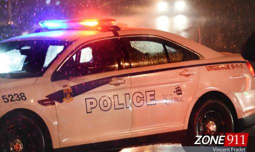 Arrestation d’un mineur pour avoir braqué une arme à feu à Québec